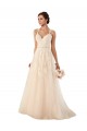 Tulle & Lace Chapel Train Sweetheart A-Line Wedding Dress Plymouth