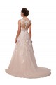 Tulle & Lace Chapel Train Sweetheart A-Line Wedding Dress Plymouth