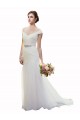 Tulle Chapel Train Off the Shoulder Mermaid Beach Wedding Dress Plymouth