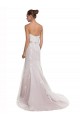 Tulle & Lace Sweep Train Strapless Mermaid Beach Wedding Dress Plymouth