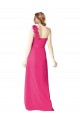 Soft Chiffon Long One Shoulder Azalea A-Line Bridesmaid Gown Plymouth