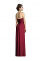Soft Chiffon Long Sweetheart Burgundy A-Line Formal Dress / Bridesmaid Dress Plymouth