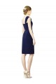 Soft Chiffon Knee Length Sweetheart Sheath Bridesmaid Dress Plymouth