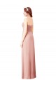 Soft Chiffon Long Sweetheart Bliss Pink A-Line Bridesmaid Dress Plymouth