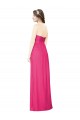 Soft Chiffon Long Strapless Azalea A-Line Bridesmaid Dress Plymouth