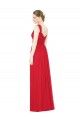Chiffon Long Sweetheart Red A-Line Bridesmaid Dress / Evening Dress Plymouth