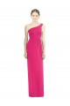 Soft Chiffon Long One Shoulder Azalea Sheath Bridesmaid Dress Plymouth