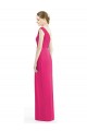 Soft Chiffon Long One Shoulder Azalea Sheath Bridesmaid Dress Plymouth