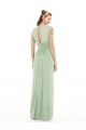 Soft Chiffon Long Sweetheart Sage A-Line Formal Dress / Bridesmaid Dress Plymouth