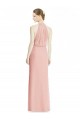 Soft Chiffon Long Halter Neck Mermaid Bridesmaid Dress Plymouth