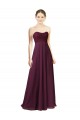Chiffon Long Sweetheart A-Line Bridesmaid Dress Plymouth