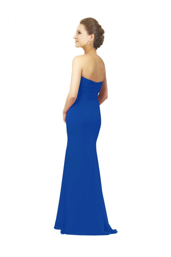 Chiffon Long Sweetheart A-Line Bridesmaid Dress / Evening Gowns Plymouth