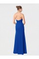 Soft Chiffon Long Sweetheart Burgundy Mermaid Bridesmaid Dress Plymouth