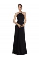 Soft Chiffon & Lace Open Back Long Halter Neck A-Line Bridesmaid Gown Plymouth