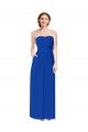 Soft Chiffon Open Back Long Sweetheart Sheath Bridesmaid Dress Plymouth