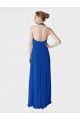 Soft Chiffon Long Halter Neck A-Line Evening Dress / Bridesmaid Dress Plymouth