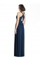Chiffon Long Floor Length V-Neck A-Line Bridesmaid Dress Plymouth