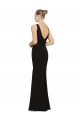 Soft Chiffon Long V-Neck Sheath Bridesmaid Gown Plymouth