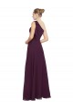 Soft Chiffon Long One Shoulder A-Line Bridesmaid Dresses Plymouth