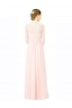 Soft Chiffon V-Back Long Sweetheart A-Line Bridesmaid Dress Plymouth