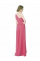 Soft Chiffon Long One Shoulder Mint Green A-Line Bridesmaid Dress Plymouth