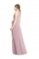 Soft Chiffon Long Halter Neck Primrose A-Line Bridesmaid Dress Plymouth