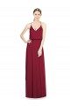 Soft Chiffon Long V-Neck A-Line Evening Gowns / Bridesmaid Dress Plymouth
