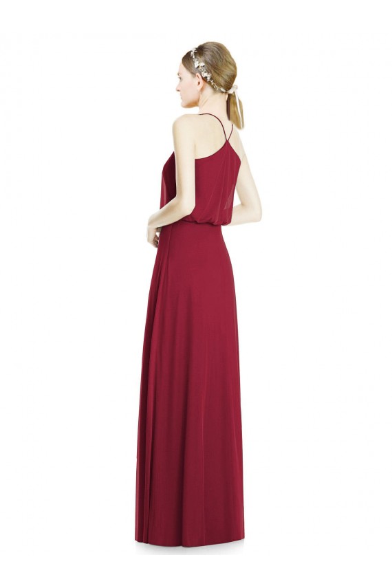 Soft Chiffon Long V-Neck A-Line Evening Gowns / Bridesmaid Dress Plymouth