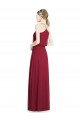 Soft Chiffon Long V-Neck A-Line Evening Gowns / Bridesmaid Dress Plymouth