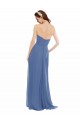Soft Chiffon Long Sweetheart Windsor Blue A-Line Bridesmaid Dresses Plymouth