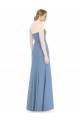 Soft Chiffon Long Sweetheart Dusty Blue Mermaid Bridesmaid Dress Plymouth