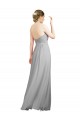 Soft Chiffon Open Back Long Sweetheart A-Line Bridesmaid Dresses Plymouth