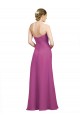 Soft Chiffon Open Back Long Sweetheart A-Line Bridesmaid Dress Plymouth