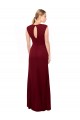 Soft Chiffon Keyhole Back Long V-Neck Mermaid Prom Dress / Bridesmaid Dress Plymouth