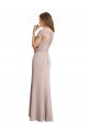 Soft Chiffon & Lace Long Scoop Neck Mermaid Formal Dress / Bridesmaid Dress Plymouth
