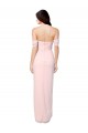 Soft Chiffon Off the Shoulder A-Line High Low Bridesmaid Dress Plymouth