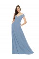 Chiffon Long Off the Shoulder A-Line Bridesmaid Dress / Evening Gowns Plymouth