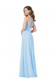 Chiffon Keyhole Back Long Spaghetti Straps A-Line Formal Dress / Bridesmaid Dress Plymouth