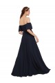Soft Chiffon Long Off the Shoulder A-Line Prom Dress / Bridesmaid Dress Plymouth