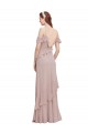Chiffon Long Off the Shoulder A-Line Formal Dresses / Bridesmaid Dresses Plymouth