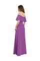 Soft Chiffon Long Off the Shoulder Dahlia A-Line Bridesmaid Dress Plymouth