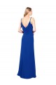 Soft Chiffon Low Back Long Sweetheart A-Line Evening Dress / Bridesmaid Dress Plymouth
