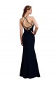 Soft Chiffon Criss Cross Open Back Long Halter Neck Mermaid Bridesmaid Dress Plymouth