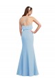 Soft Chiffon Low Back Long Spaghetti Straps Mermaid Bridesmaid Dress Plymouth
