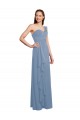 Chiffon Long One Shoulder A-Line Formal Dress / Bridesmaid Dress Plymouth