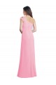 Chiffon Long One Shoulder A-Line Bridesmaid Dress Plymouth