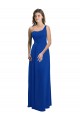Soft Chiffon Low Back Long One Shoulder A-Line Bridesmaid Dress Plymouth