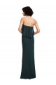 Soft Chiffon Long Sweetheart Black Sheath Bridesmaid Dress Plymouth