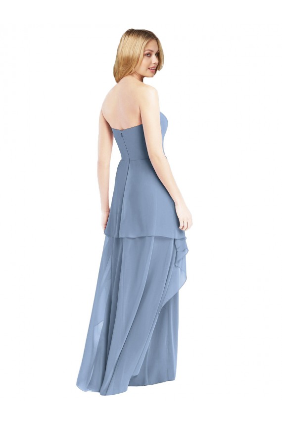 Chiffon Long Sweetheart A-Line Formal Dress / Bridesmaid Dress Plymouth