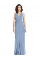Soft Chiffon Open Back Long Halter Neck Trumpet Formal Evening Gown / Bridesmaid Dress Plymouth